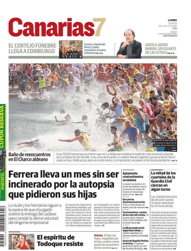 Portada Canarias7 12-09-2022