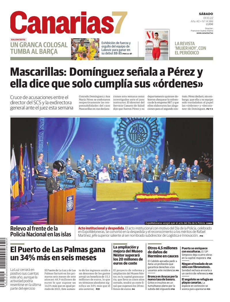 Portada Canarias7 01-10-2022