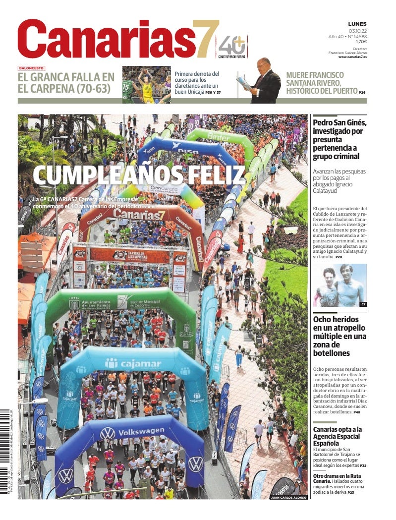 Portada Canarias7 03-10-2022