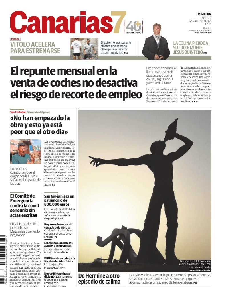 Portada Canarias7 04-10-2022