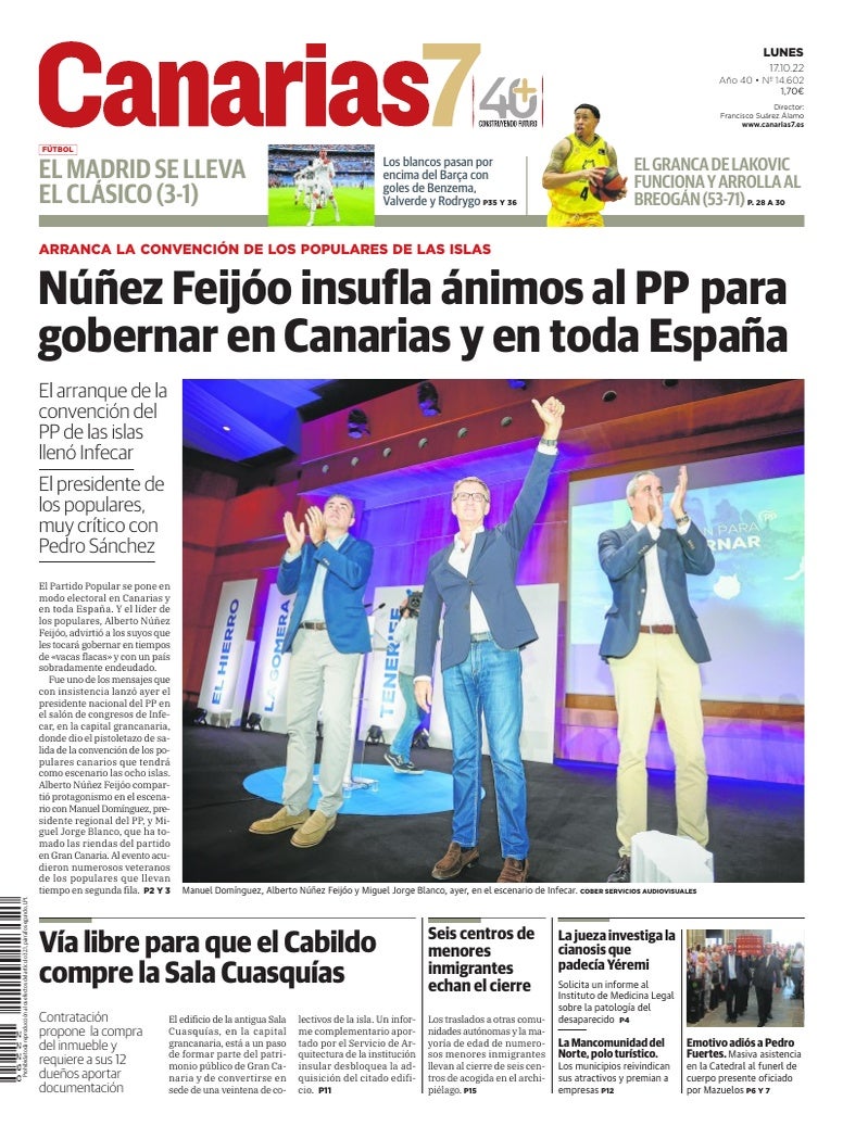 Portada Canarias7 17-10-2022