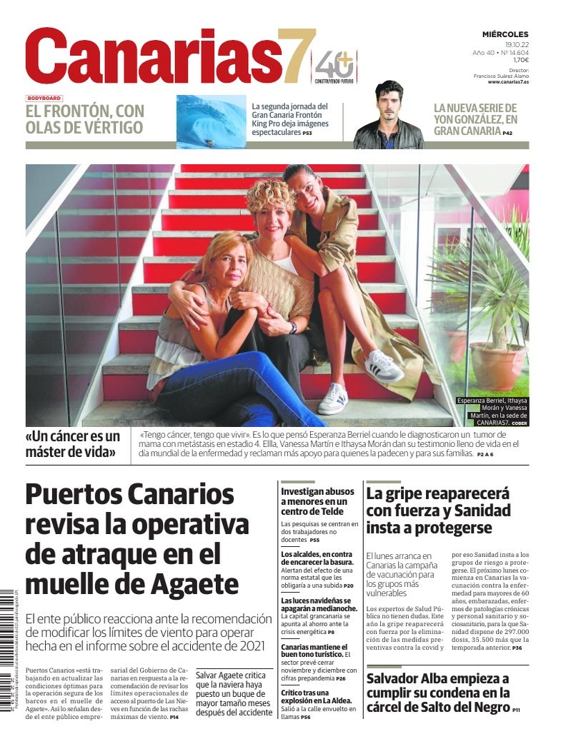 Portada Canarias7 19-10-2022
