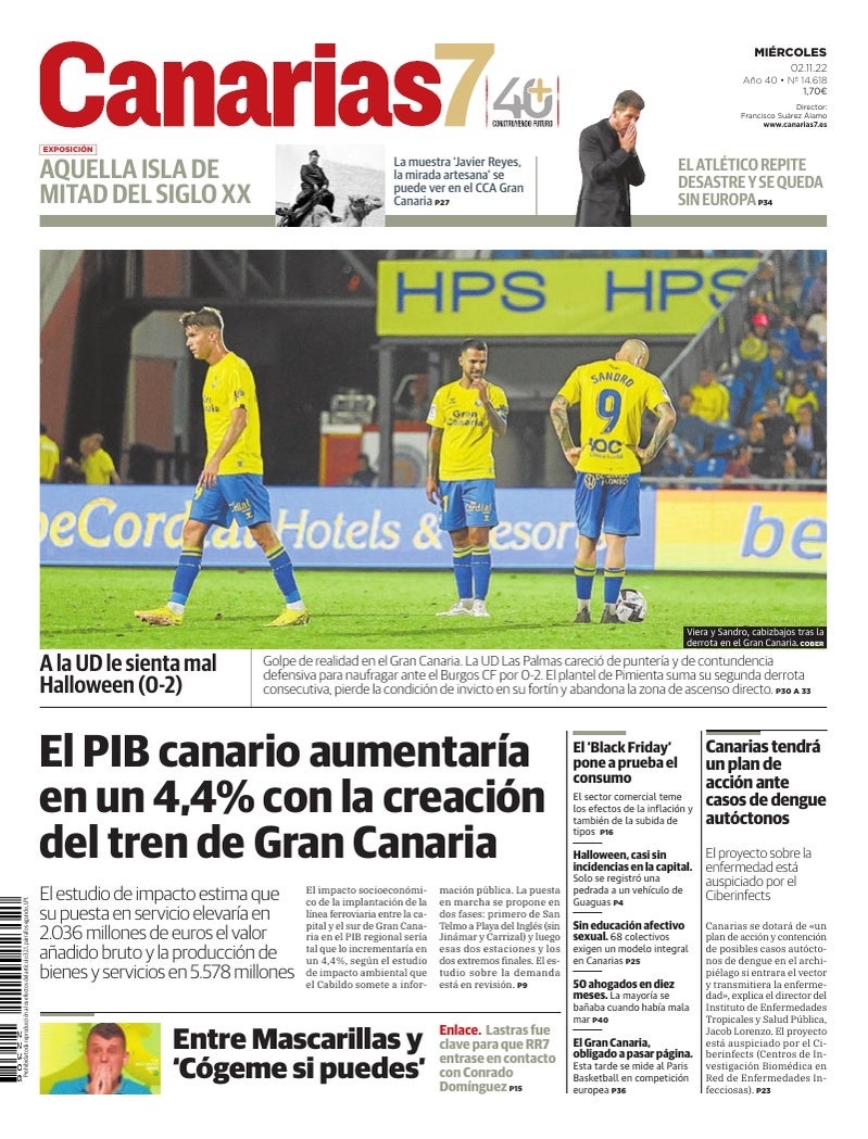 Portada Canarias7 02-11-2022