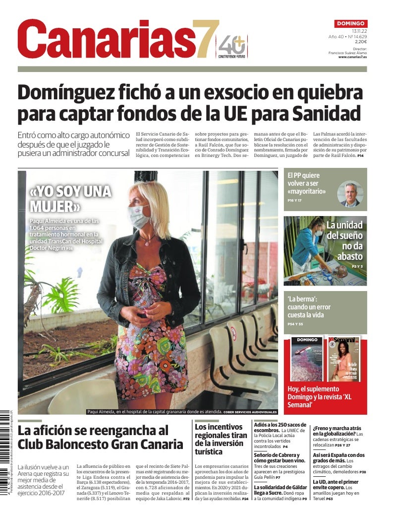 Portada Canarias7 13-11-2022