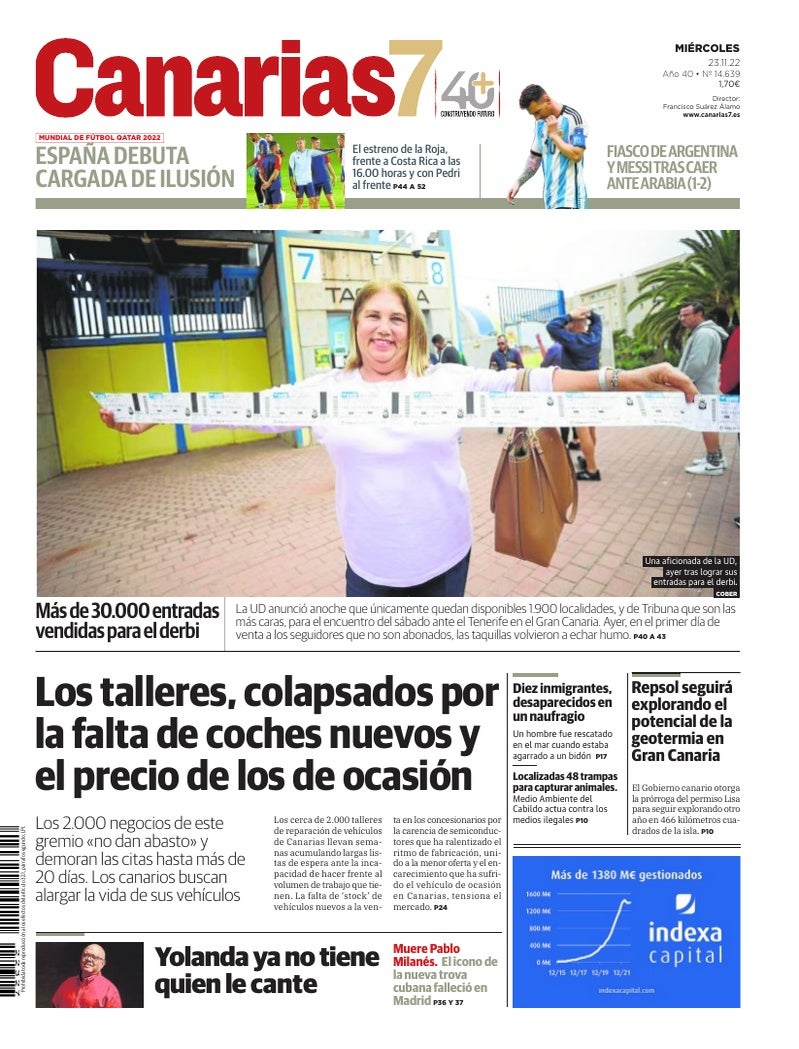Portada Canarias7 23-11-2022