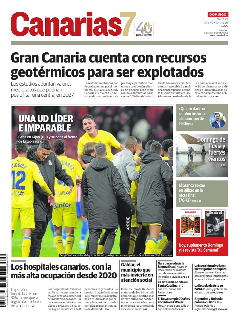 Portada Canarias7 04-12-2022