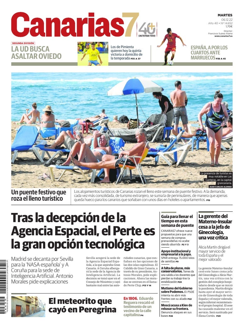 Portada Canarias7 06-12-2022