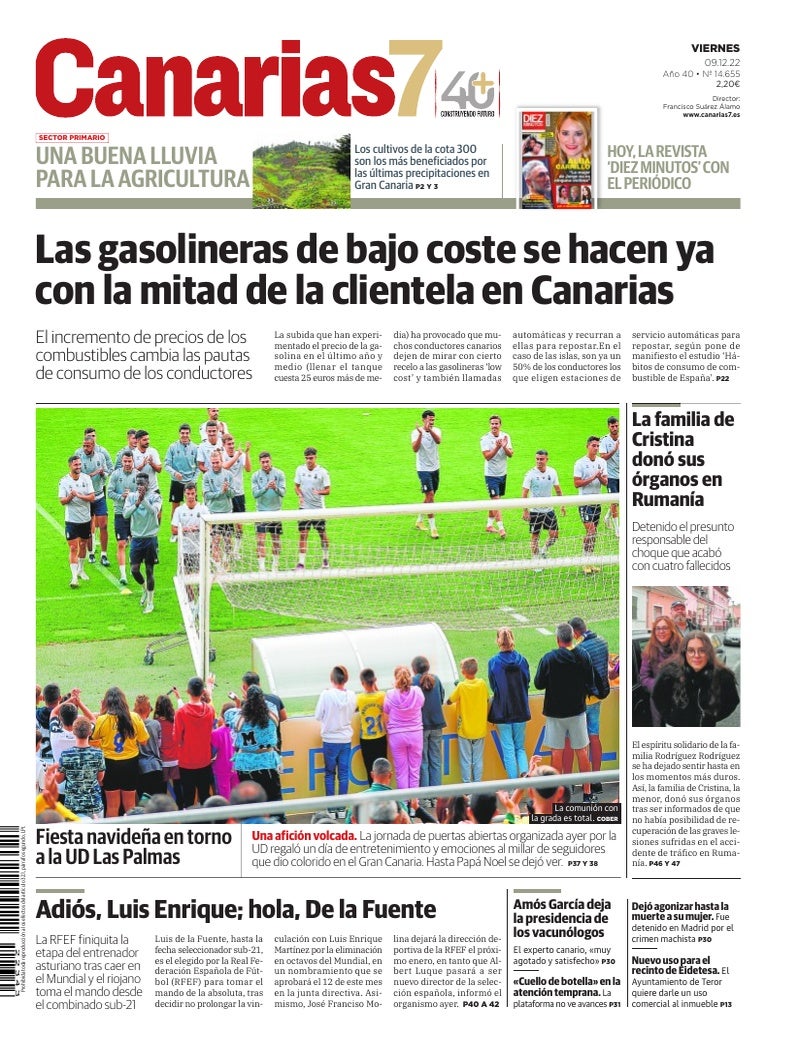 Portada Canarias7 09-12-2022