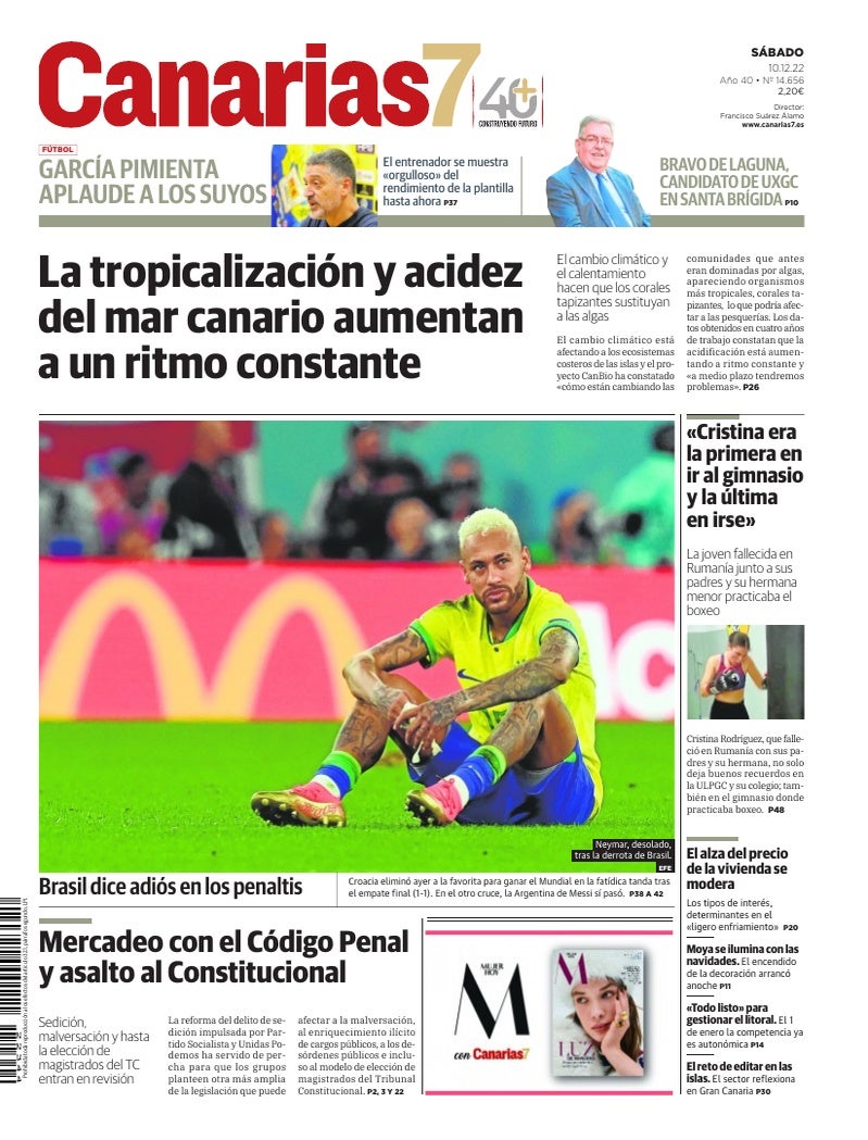 Portada Canarias7 10-12-2022