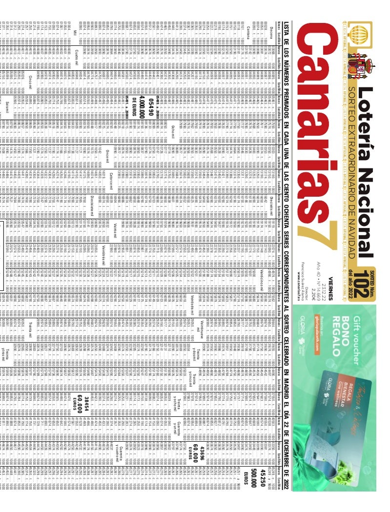 Portada Canarias7 23-12-2022