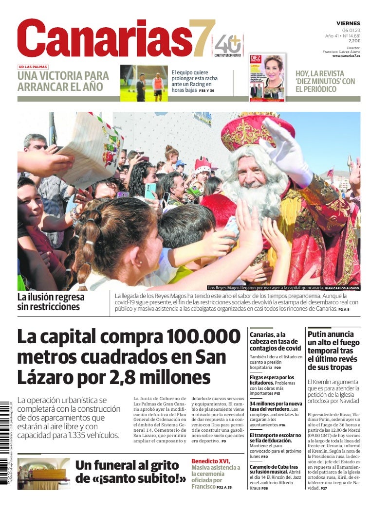 Portada Canarias7 06-01-2023