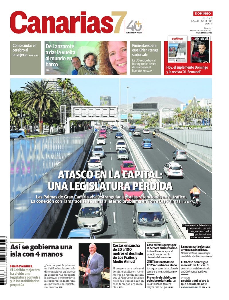 Portada Canarias7 08-01-2023