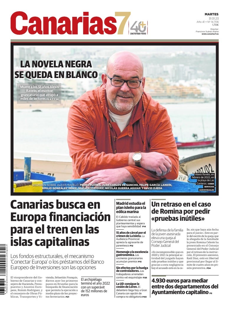 Portada Canarias7 31-01-2023