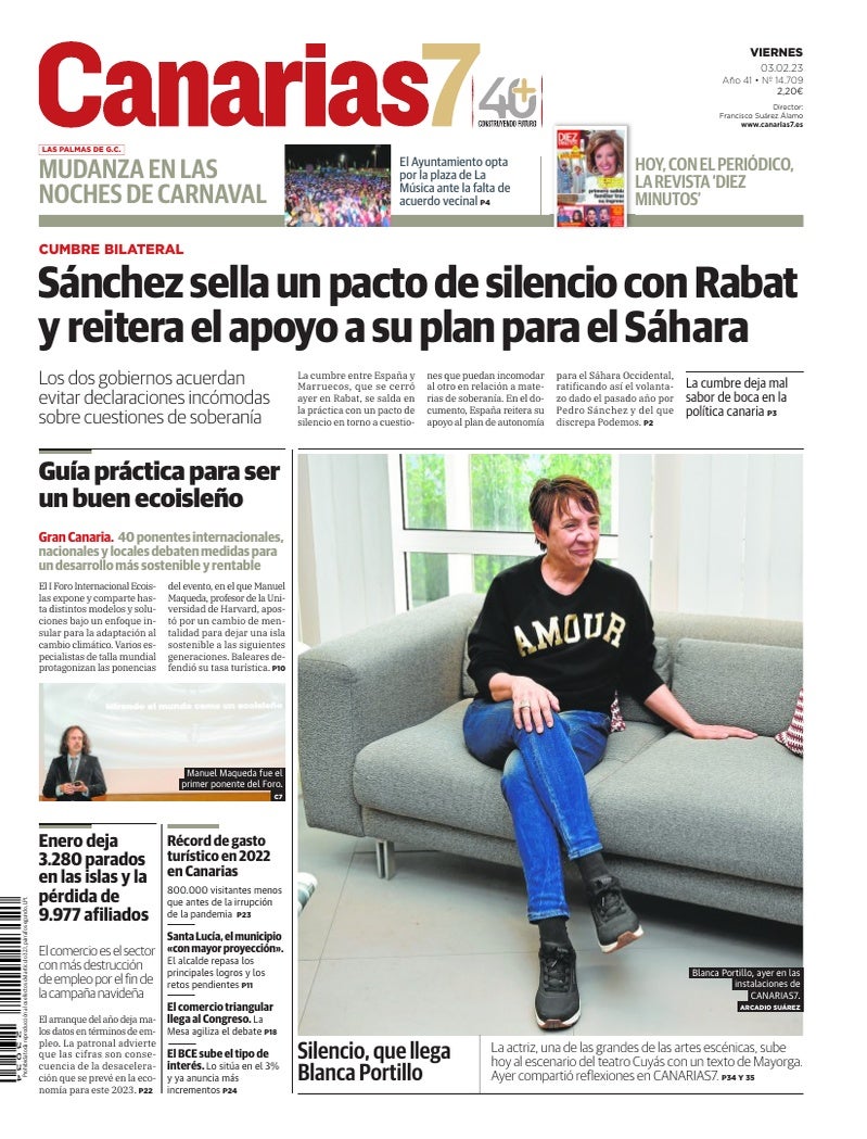 Portada Canarias7 03-02-2023