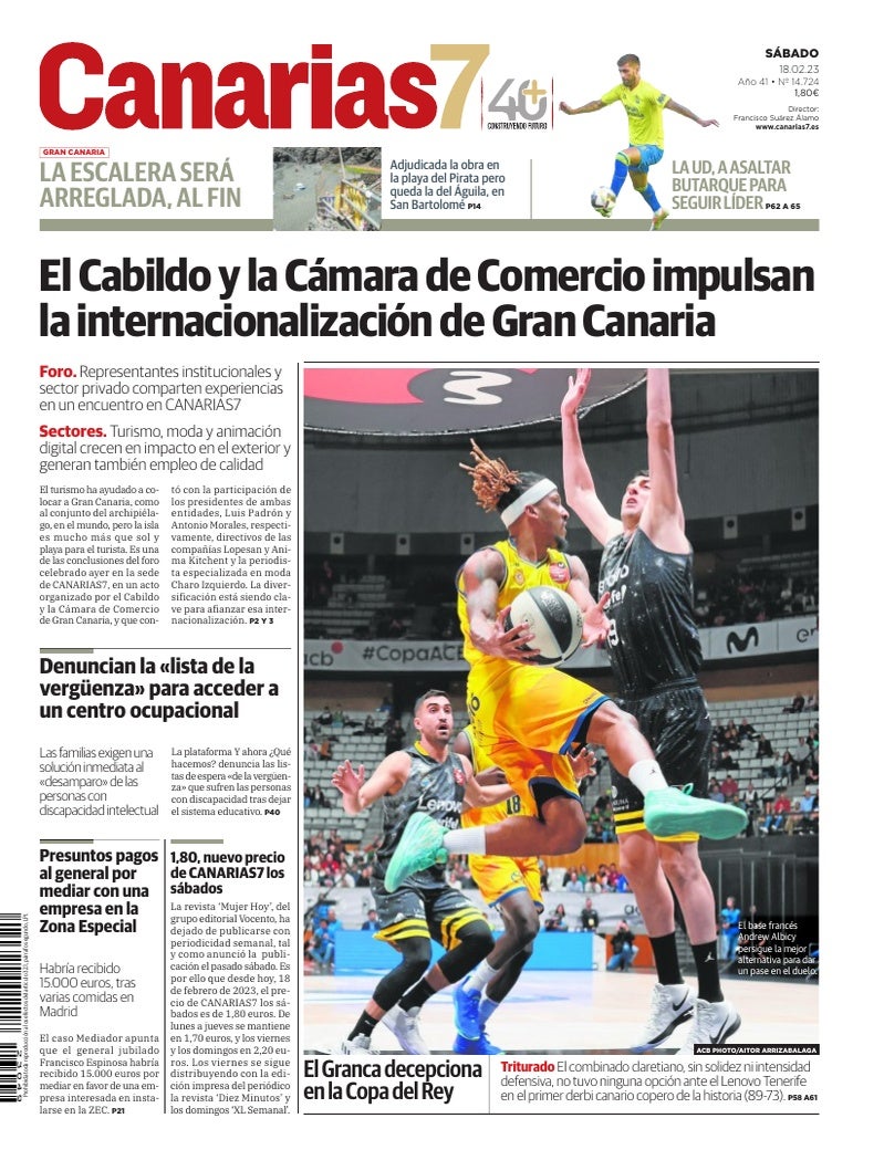 Portada Canarias7 18-02-2023