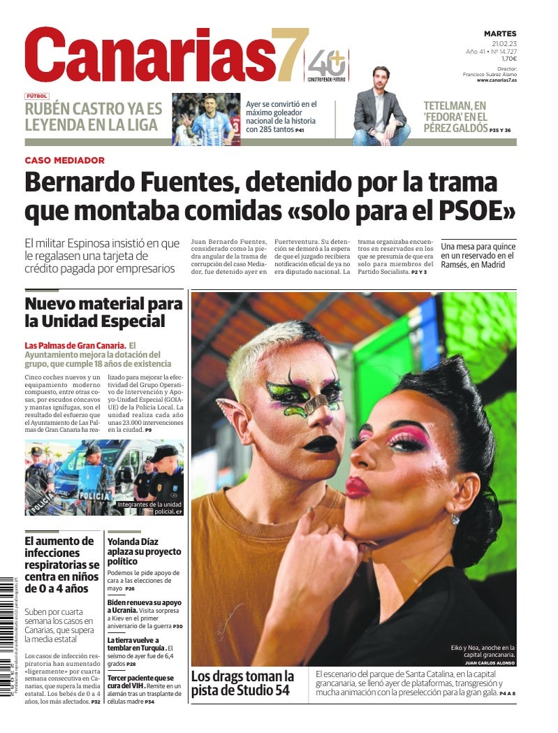 Portada Canarias7 21-02-2023