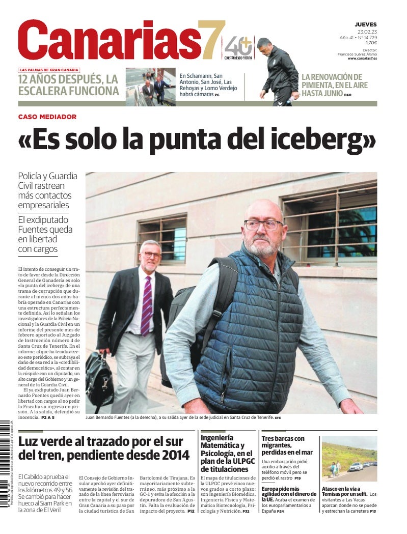 Portada Canarias7 23-02-2023