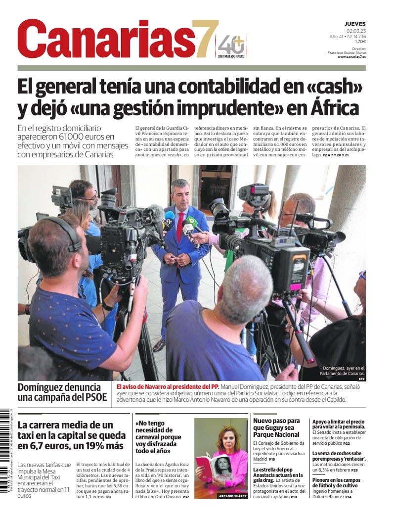 Portada Canarias7 02-03-2023