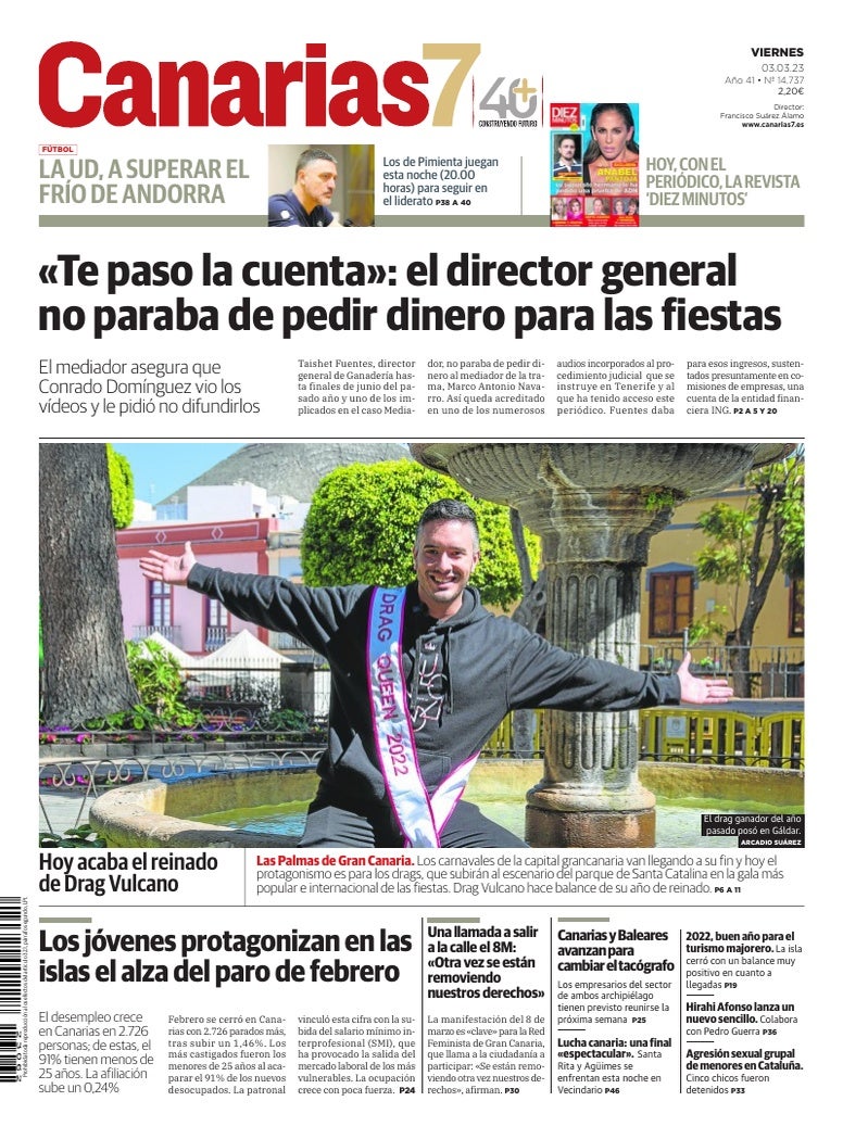Portada Canarias7 03-03-2023
