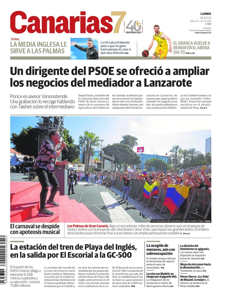 Portada Canarias7 06-03-2023