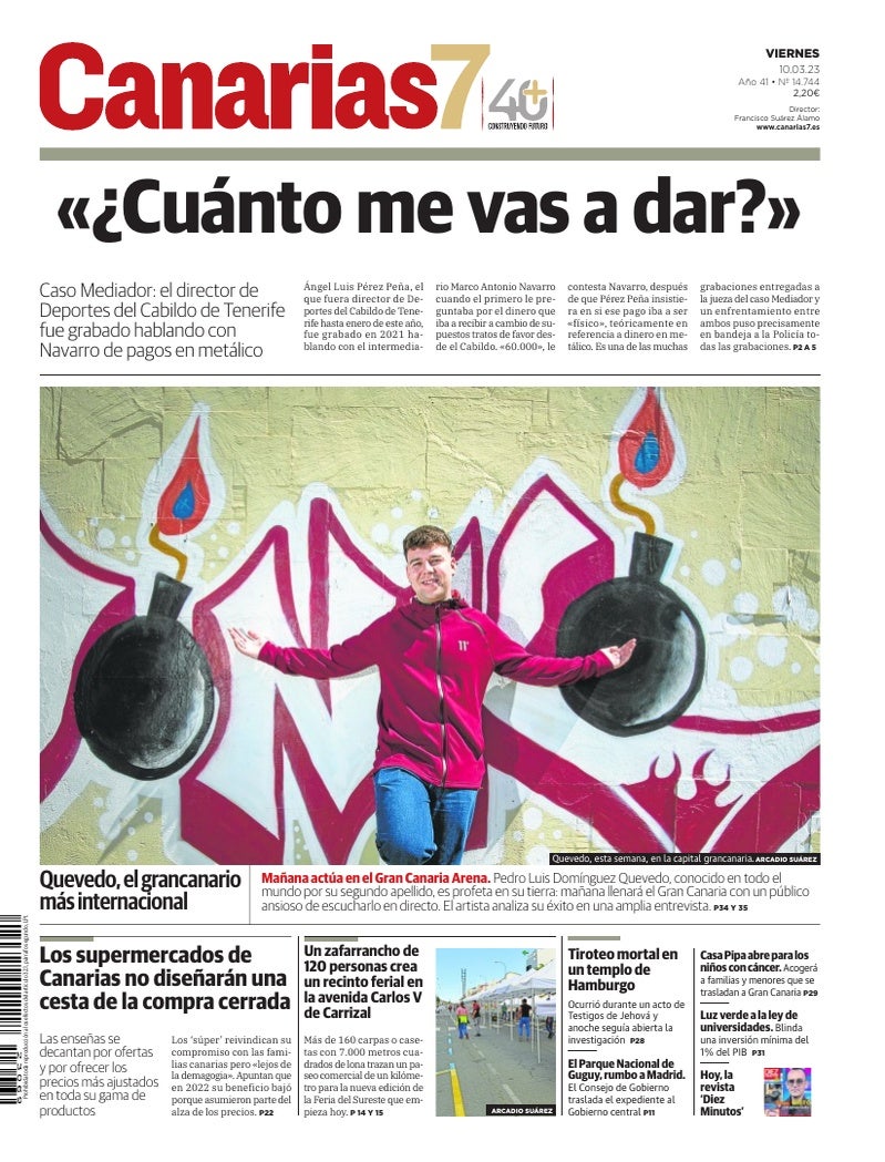 Portada Canarias7 10-03-2023