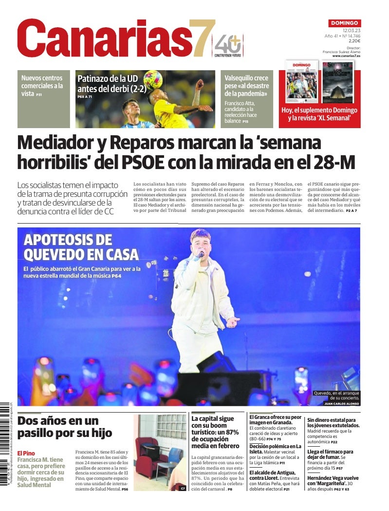 Portada Canarias7 12-03-2023