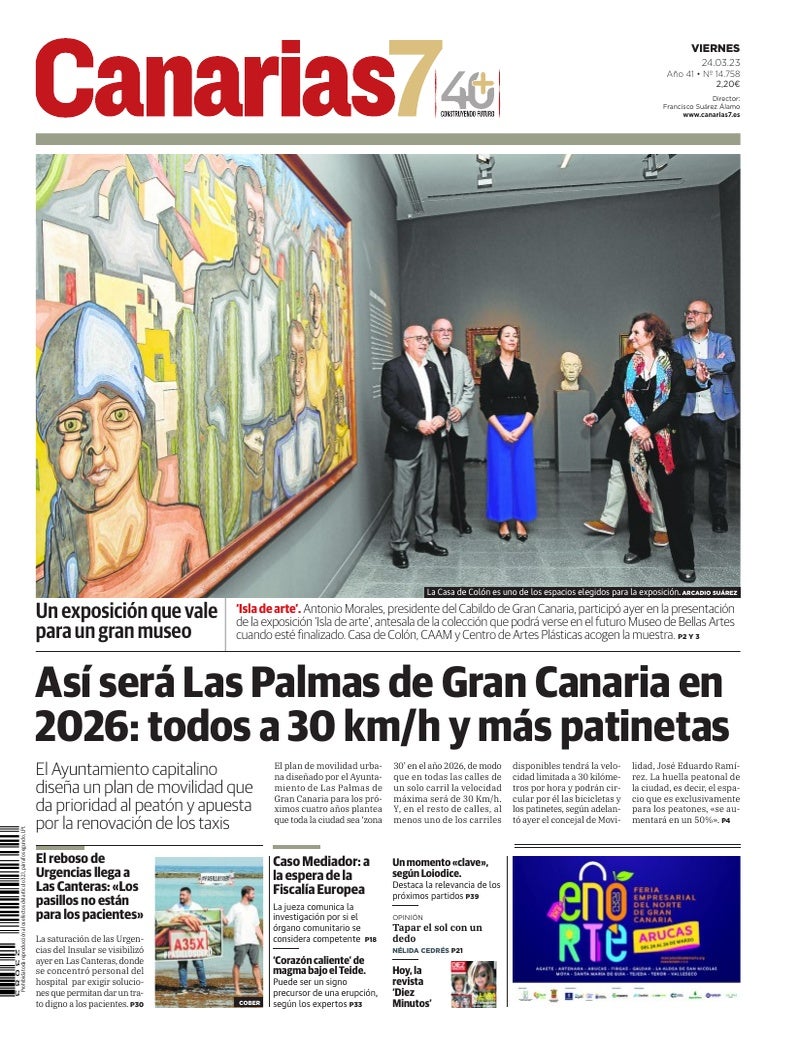 Portada Canarias7 24-03-2023