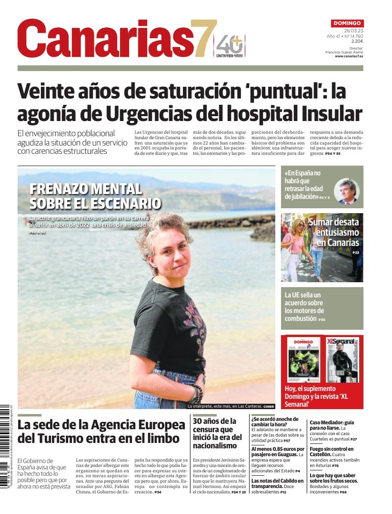 Portada Canarias7 26-03-2023