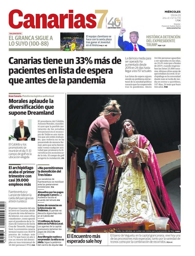 Portada Canarias7 05-04-2023