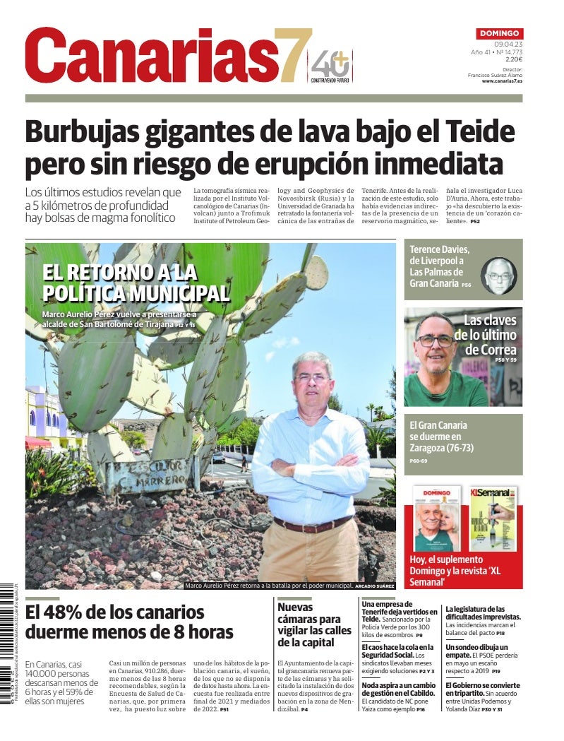 Portada Canarias7 09-04-2023