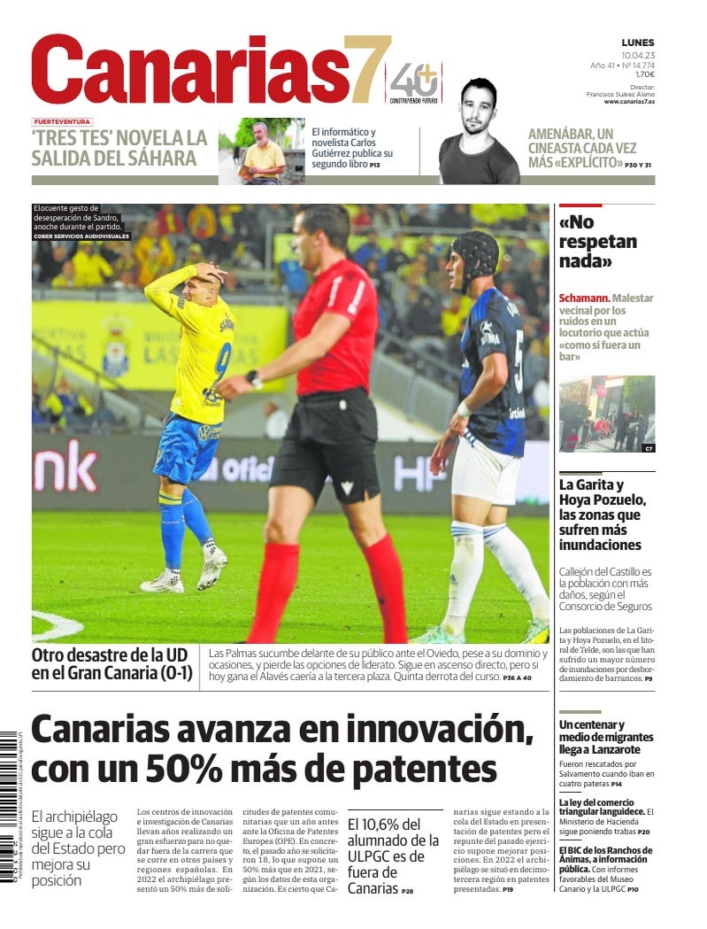 Portada Canarias7 10-04-2023