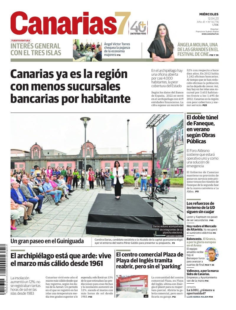 Portada Canarias7 12-04-2023