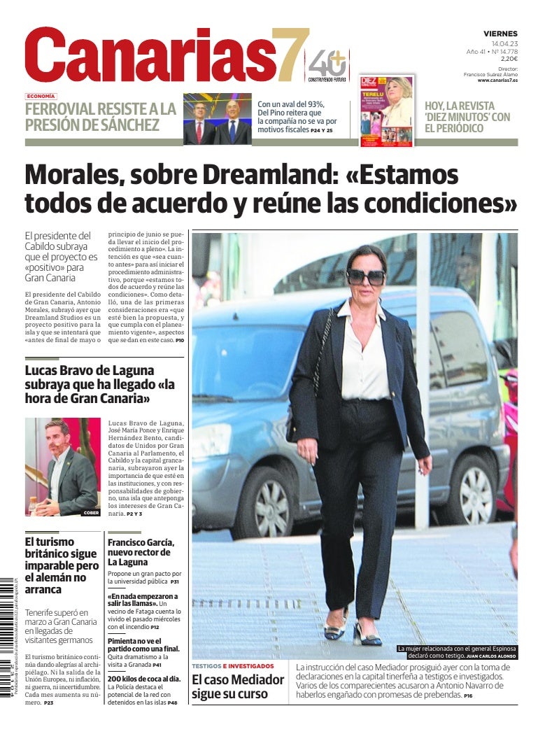 Portada Canarias7 14-04-2023