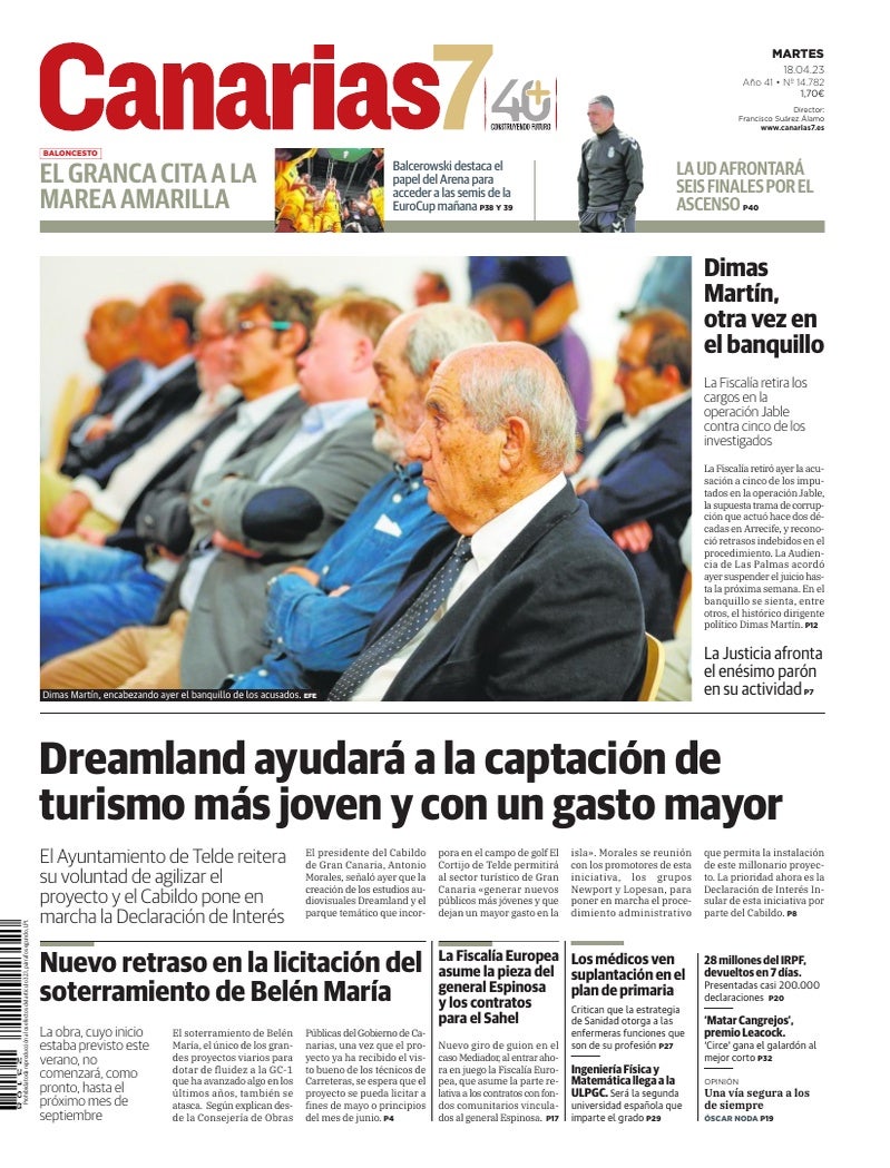 Portada Canarias7 18-04-2023
