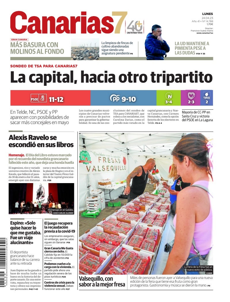 Portada Canarias7 24-04-2023