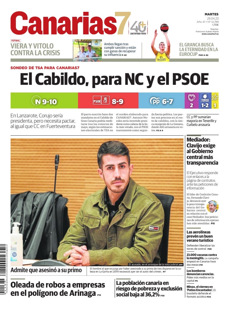 Portada Canarias7 25-04-2023