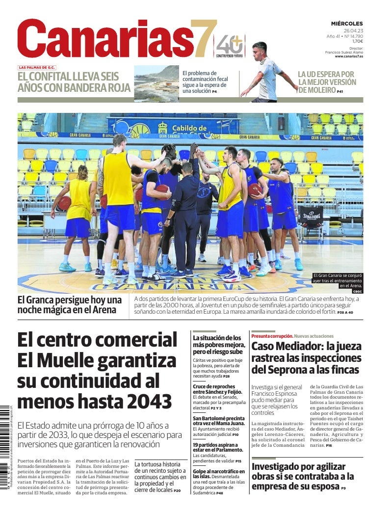 Portada Canarias7 26-04-2023