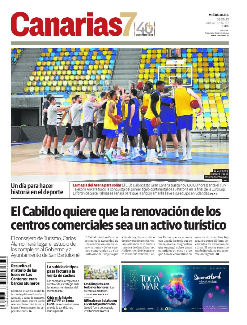 Portada Canarias7 03-05-2023