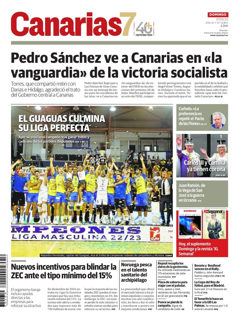 Portada Canarias7 07-05-2023