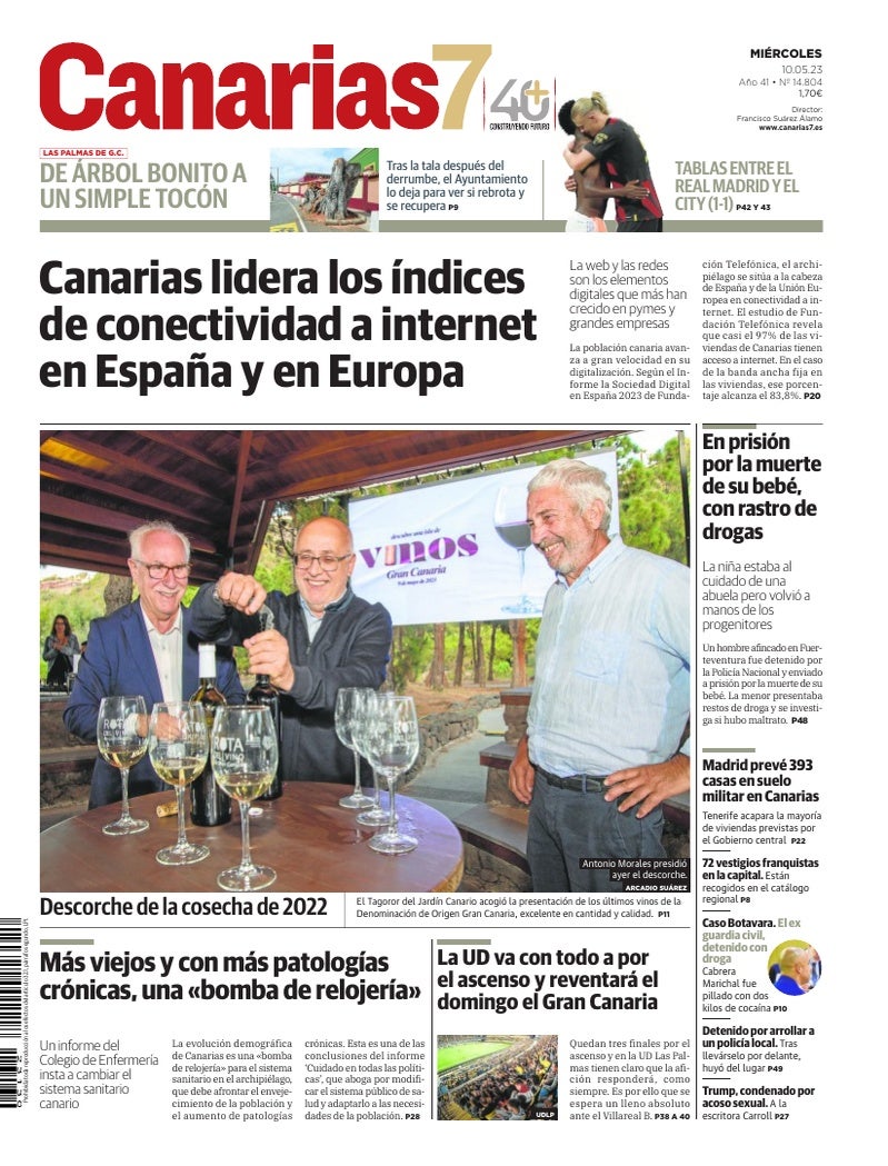 Portada Canarias7 10-05-2023