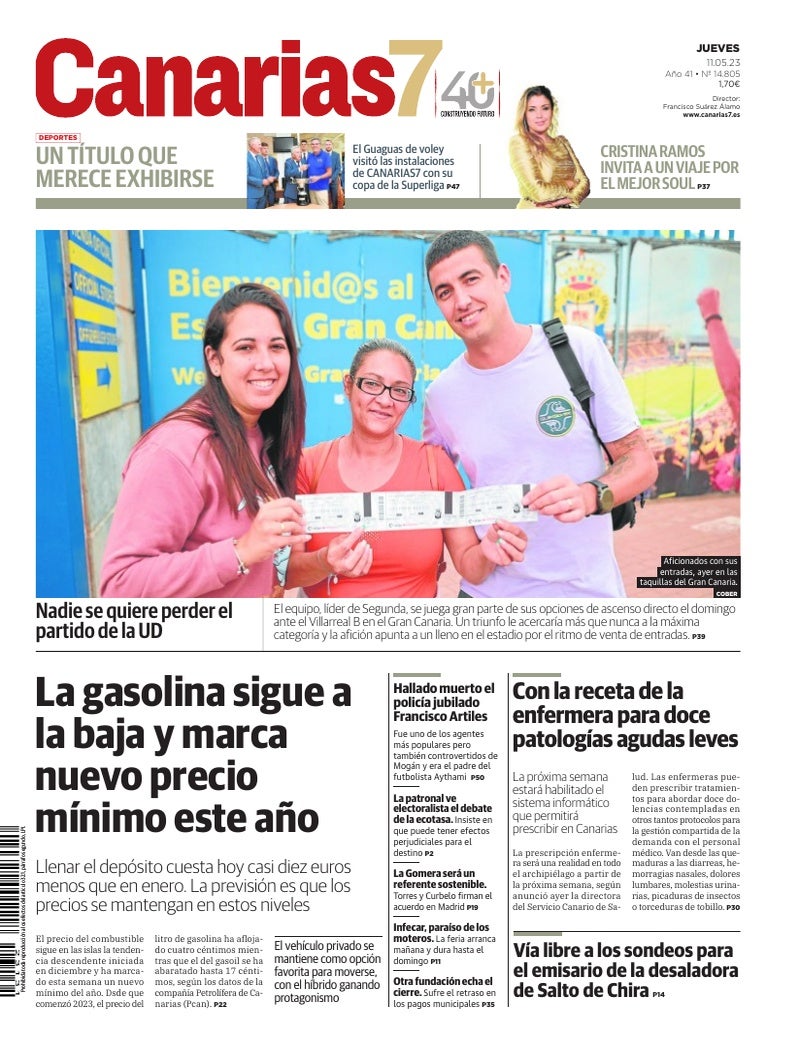 Portada Canarias7 11-05-2023