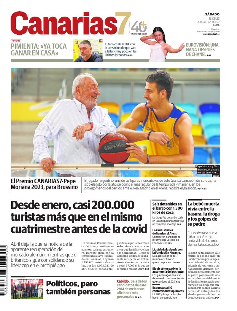 Portada Canarias7 13-05-2023