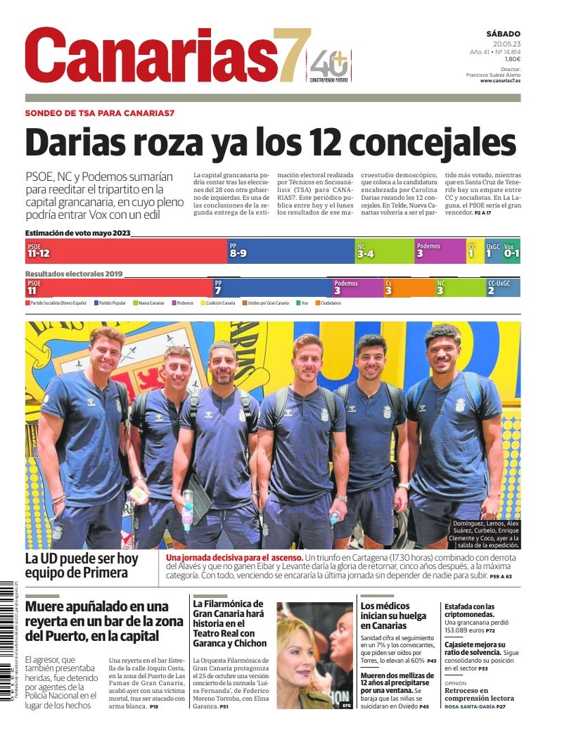 Portada Canarias7 20-05-2023