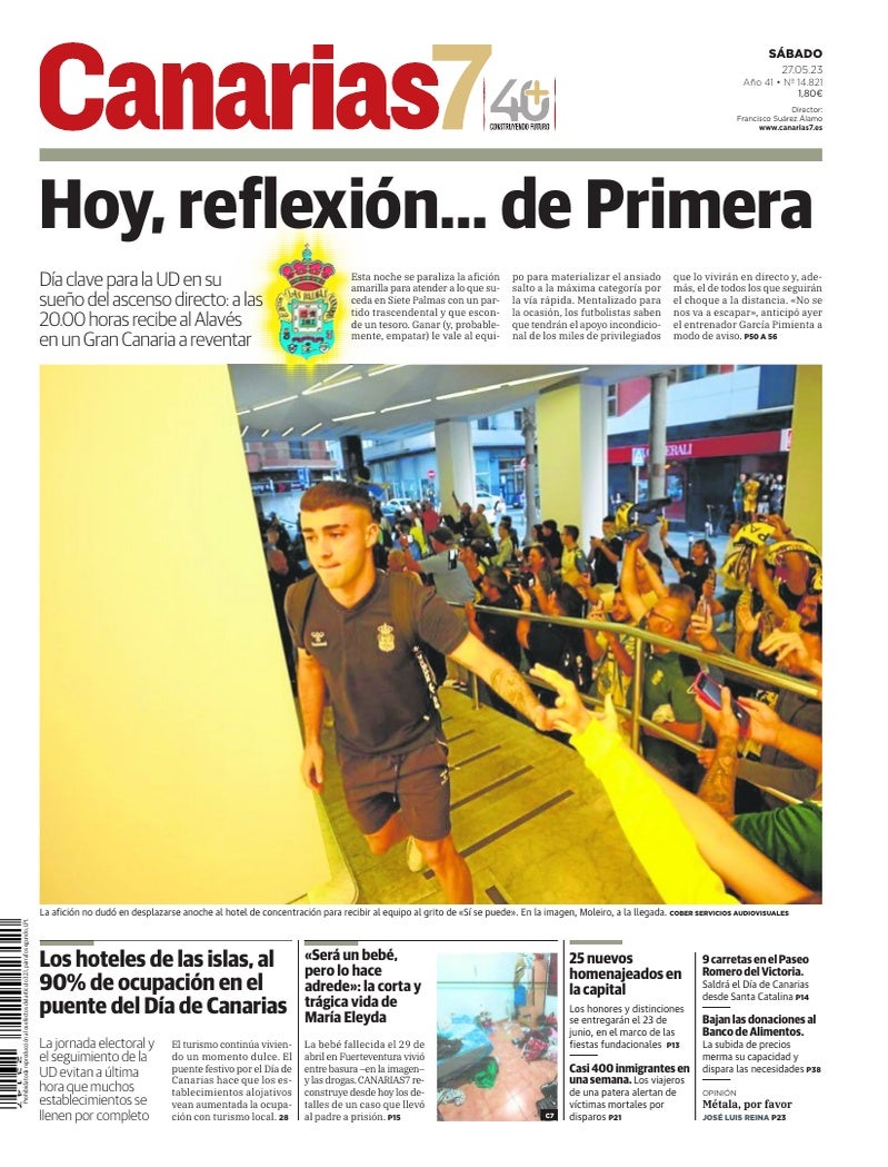Portada Canarias7 27-05-2023