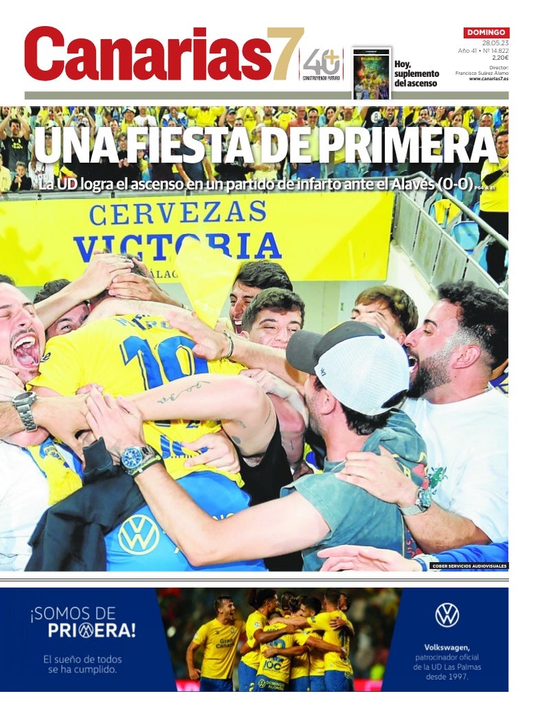 Portada Canarias7 28-05-2023