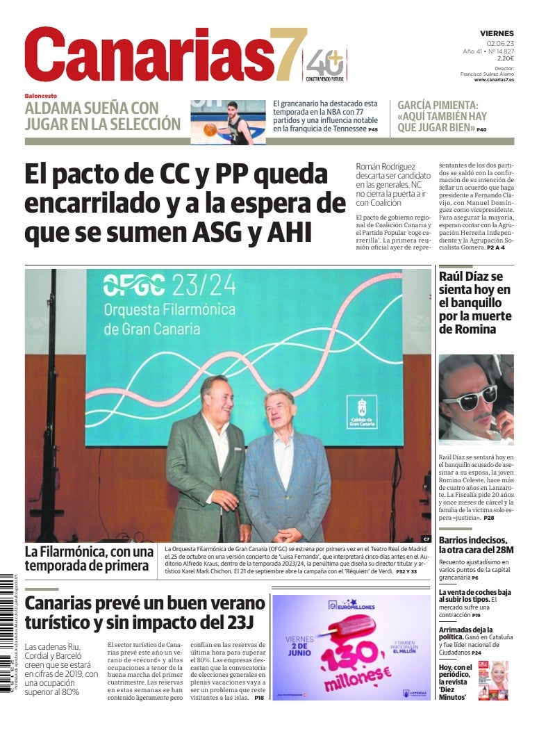 Portada Canarias7 02-06-2023