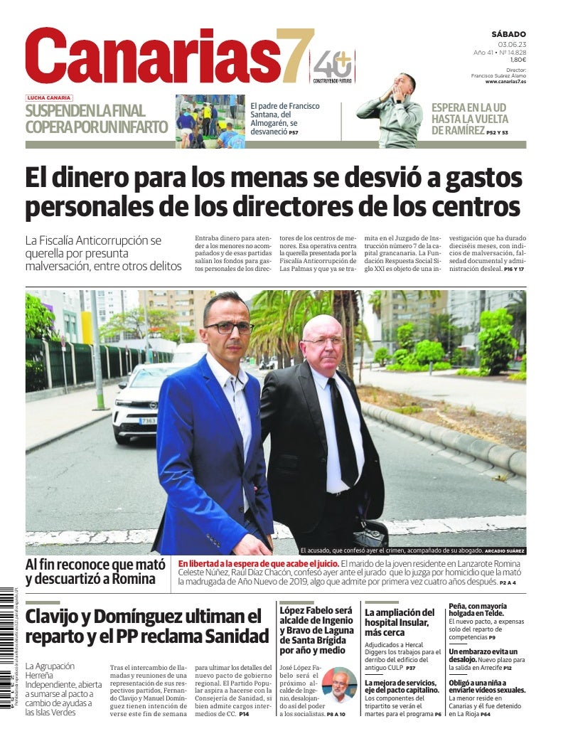 Portada Canarias7 03-06-2023