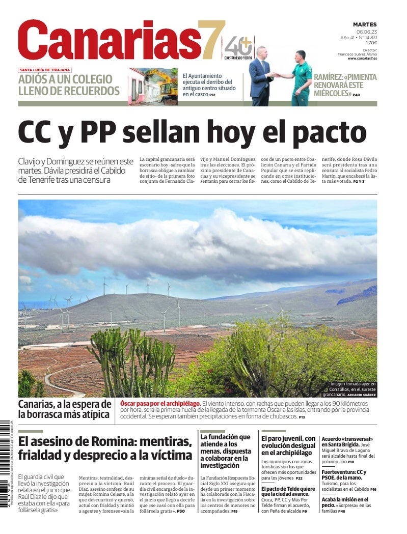 Portada Canarias7 06-06-2023