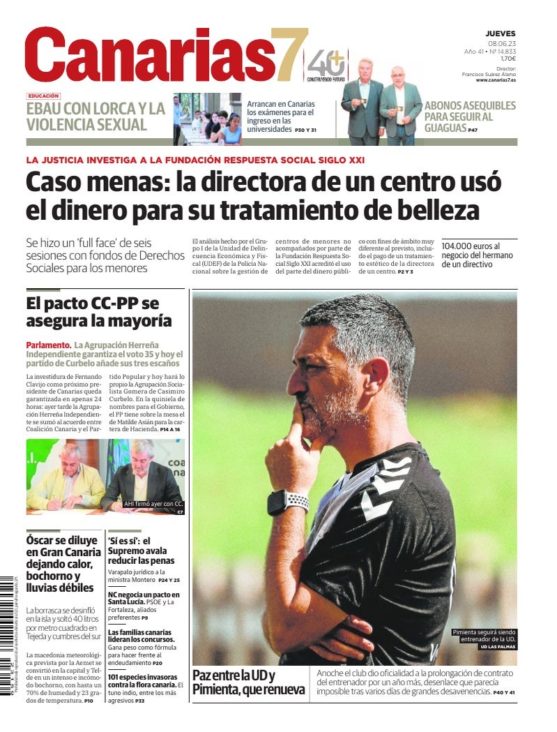 Portada Canarias7 08-06-2023