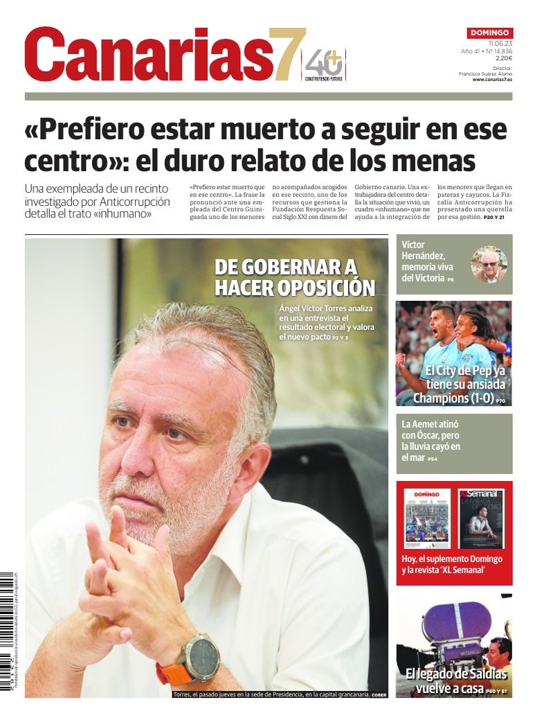 Portada Canarias7 11-06-2023